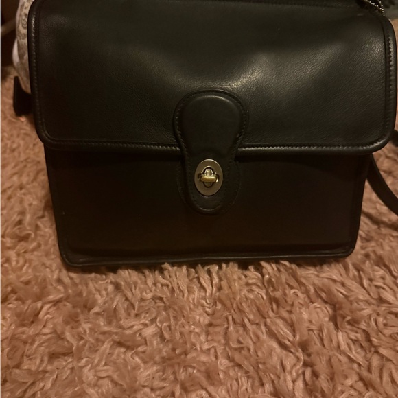 Coach Vintage Willis 9927 Old Charm Turn Lock Leather 2 Way  